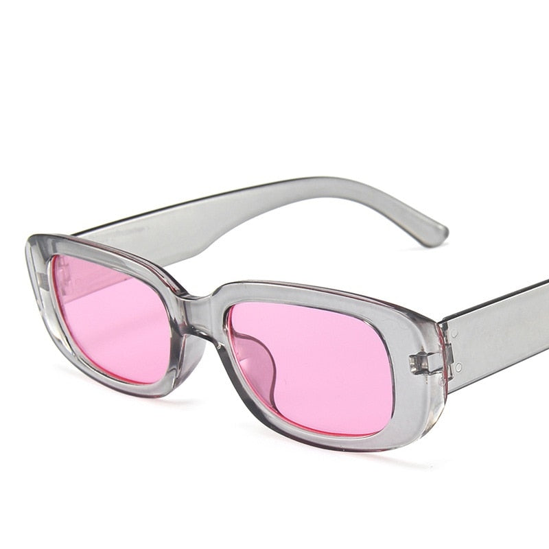 Retro Vintage Rectangle Sunglasses