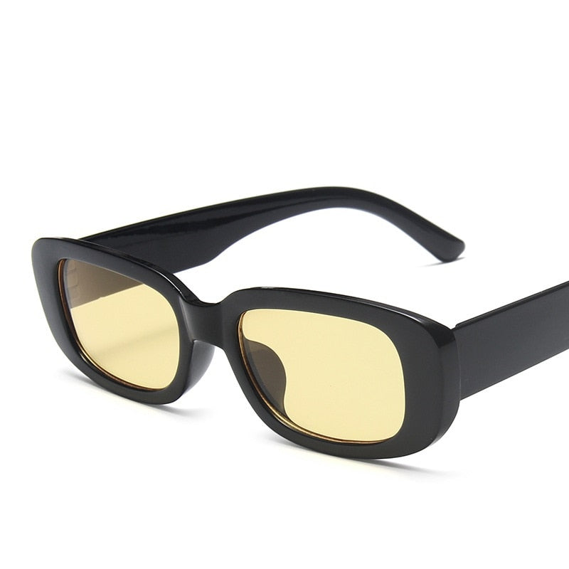 Retro Vintage Rectangle Sunglasses