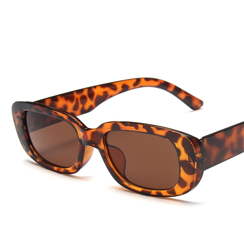 Retro Vintage Rectangle Sunglasses